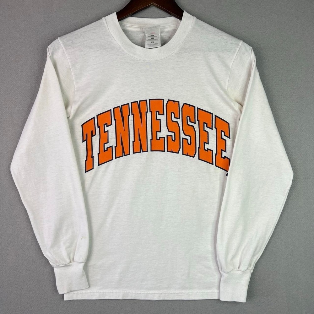 Vintage University of Tennessee Long Sleeve White Shirt S